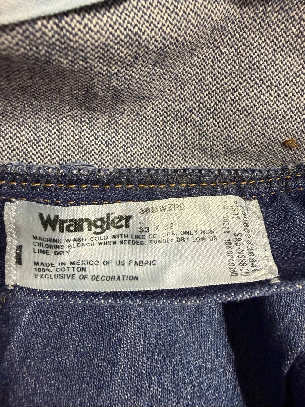 Wrangler Slim Fit Men's Deep Blue Denim Jeans
